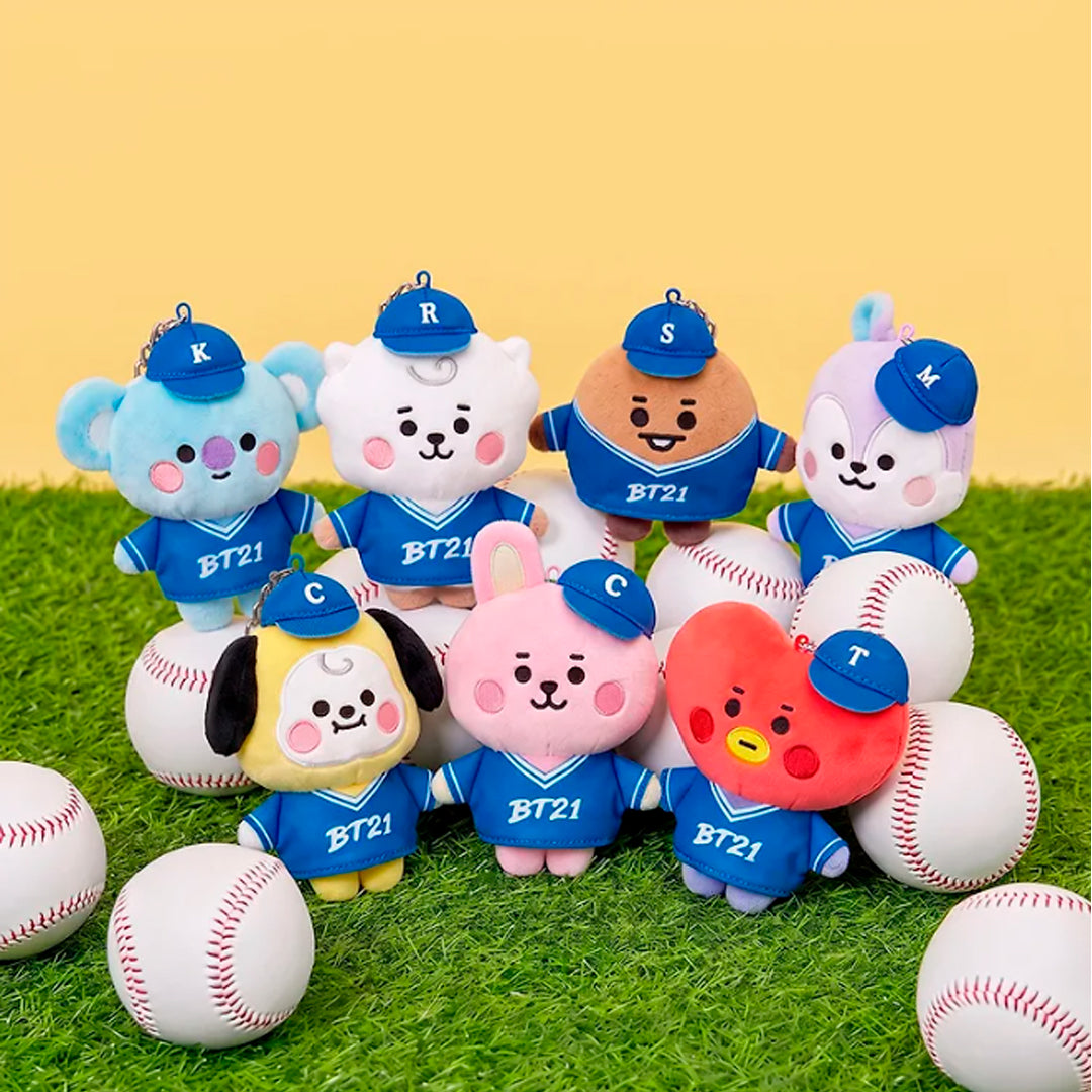 BT21 Baseball Finger Puppet Keyring
