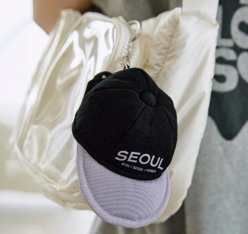 BT21 TRAVEL Ball Cap Keyring
