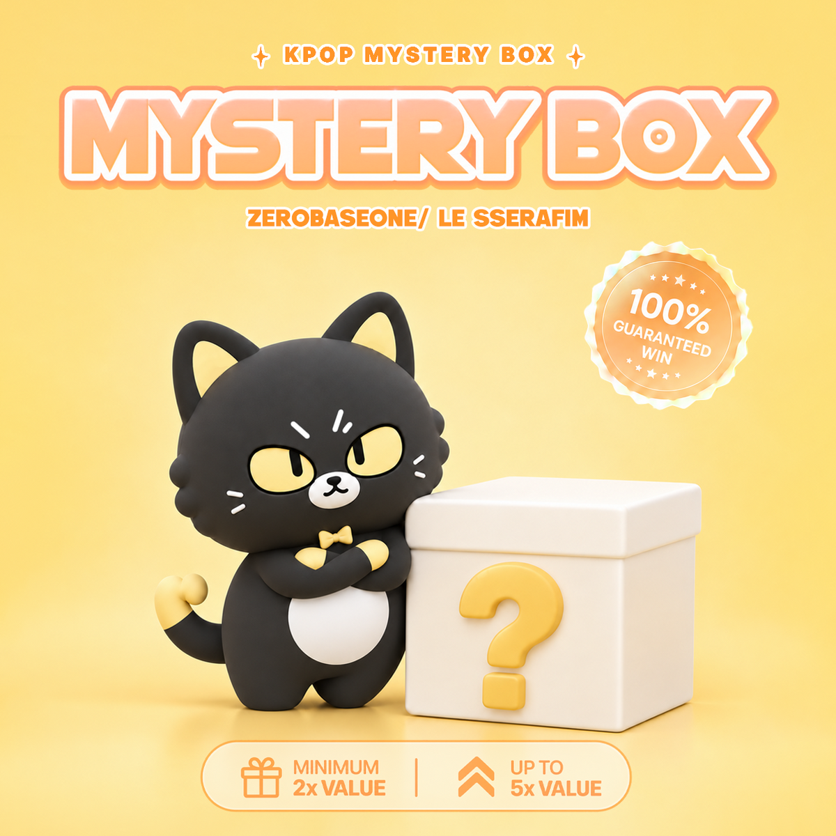 BYIT K-POP : Mystery Lucky Box🍀(ZEROBASEONE/ LE SSERAFIM)