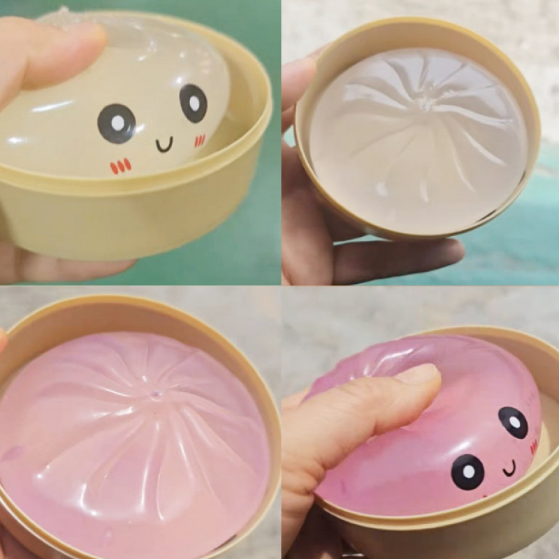 Random Color-Changing Dumpling Sllangi Squishy Toy 1Pcs