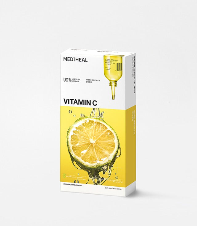 MEDIHEAL Vitamin C Essential Mask Sheet Clear Toning 10ea Set