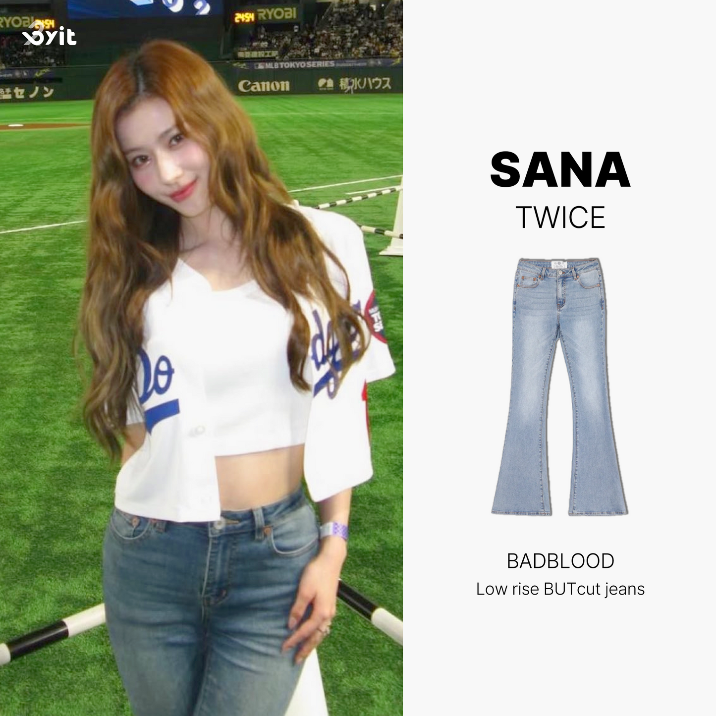 BADBLOOD - 0119 Low Rise Bootcut Jeans (SANA Wear)