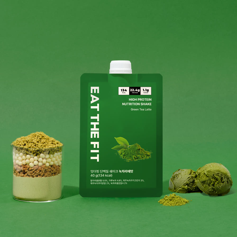 EAT THE FIT - Diet Protein Shake Green Tea Latte (7 Pack)