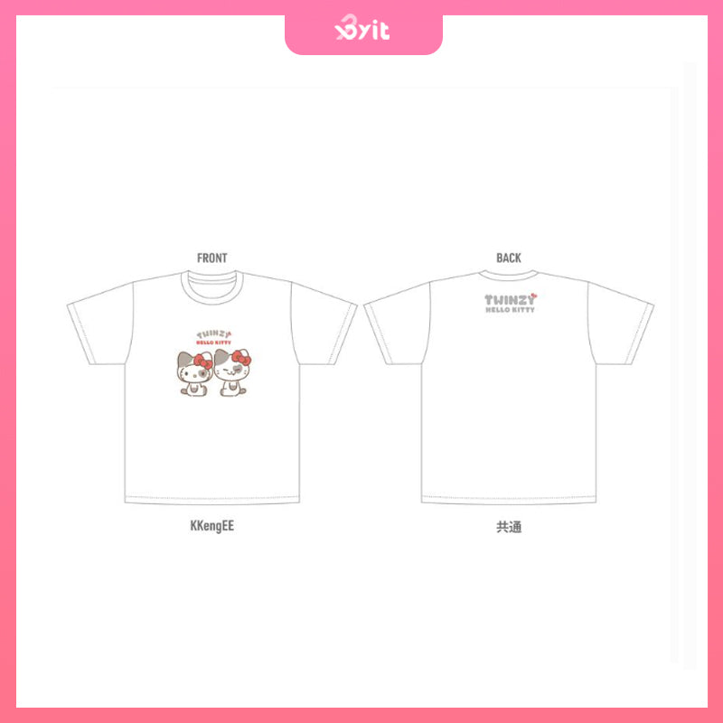ITZY-TWINZY X HELLO KITTY <T-shirt>