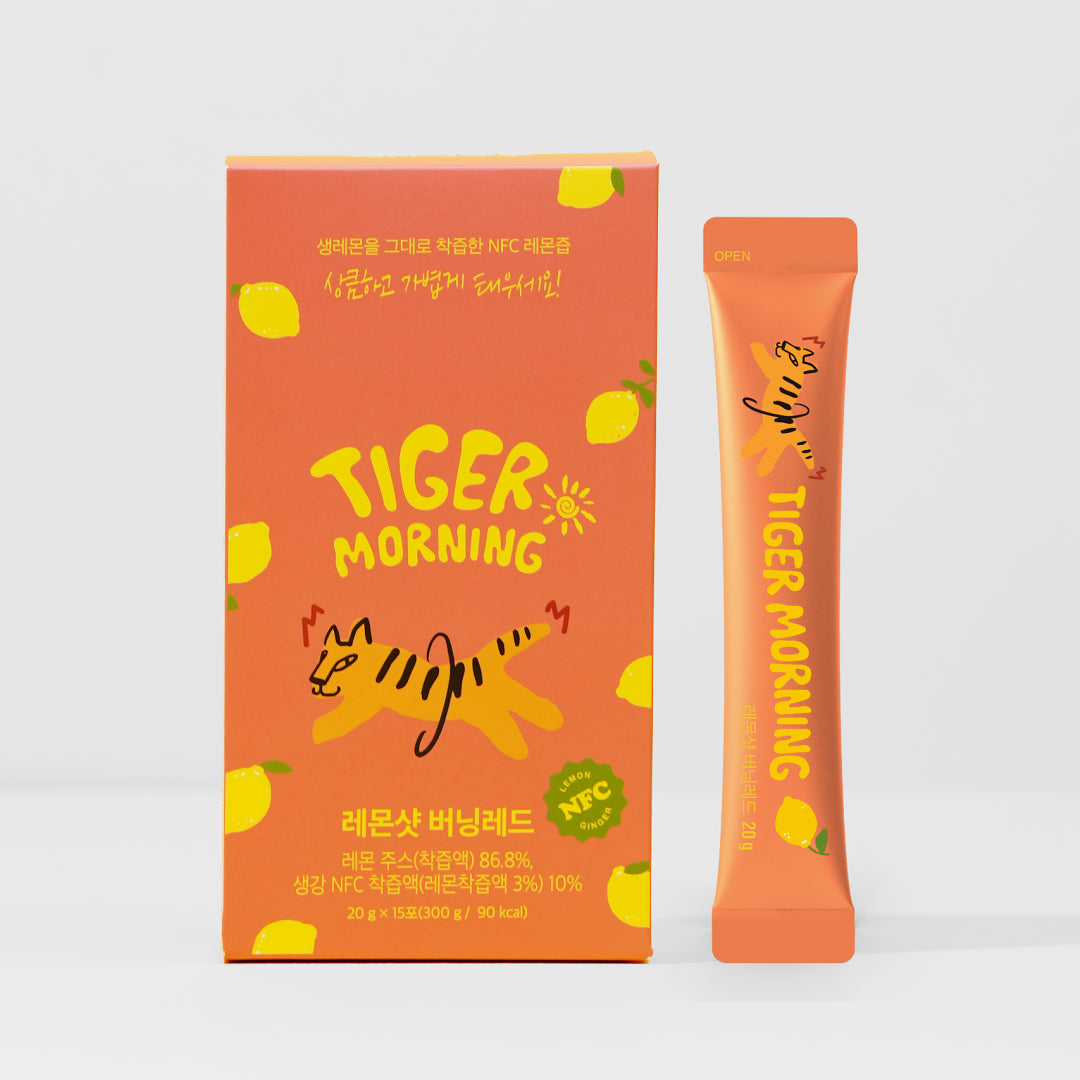 Tigermorning – Tigermorning Lemon Shot Burning Red 20g x 15 Sticks