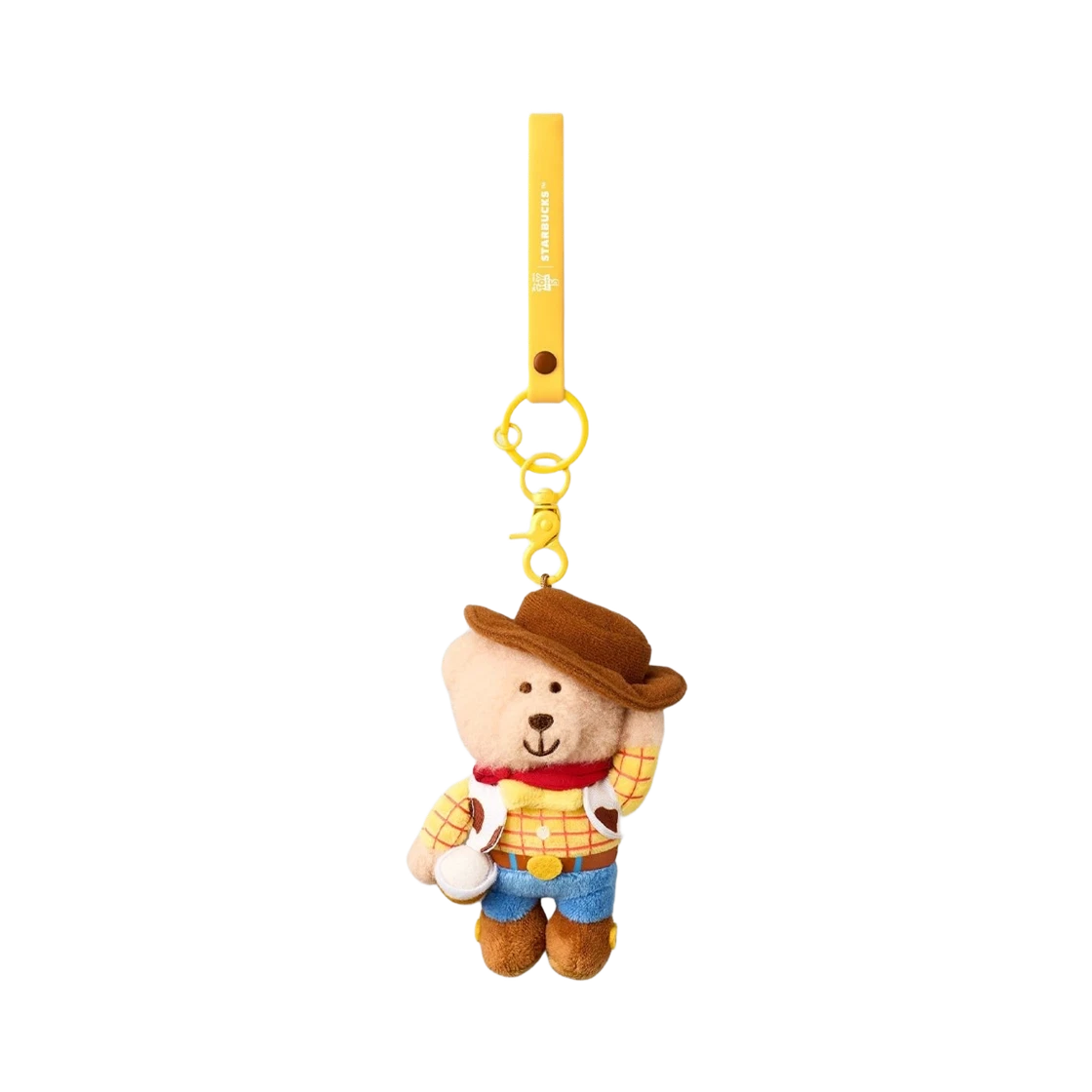 Starbucks x Toy Story 5 MD Woody Bearista Keychain Yellow