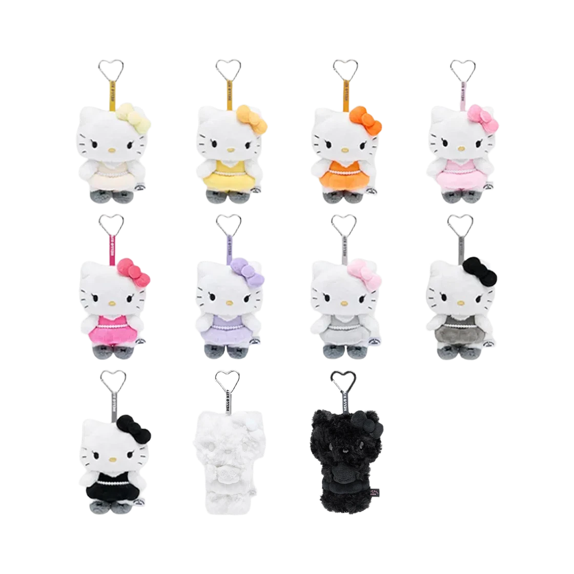 HELLO KITTY x JISOO Random Plush Keychain (1 Blind Box) (BLACKPINK)