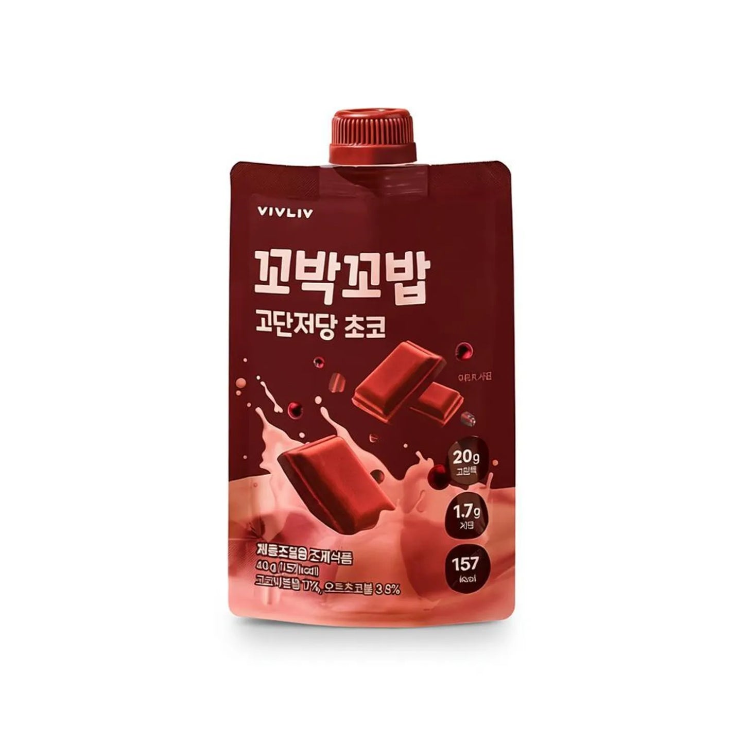 VIVLIV Kkobak Kkobab Protein Shake #Choco 40g