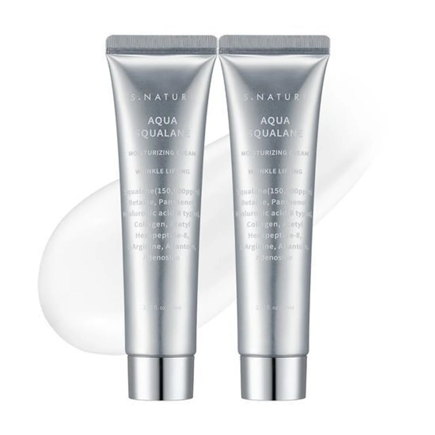 S.NATURE Aqua Squalane Moisturizing Cream 60ml Double Pack