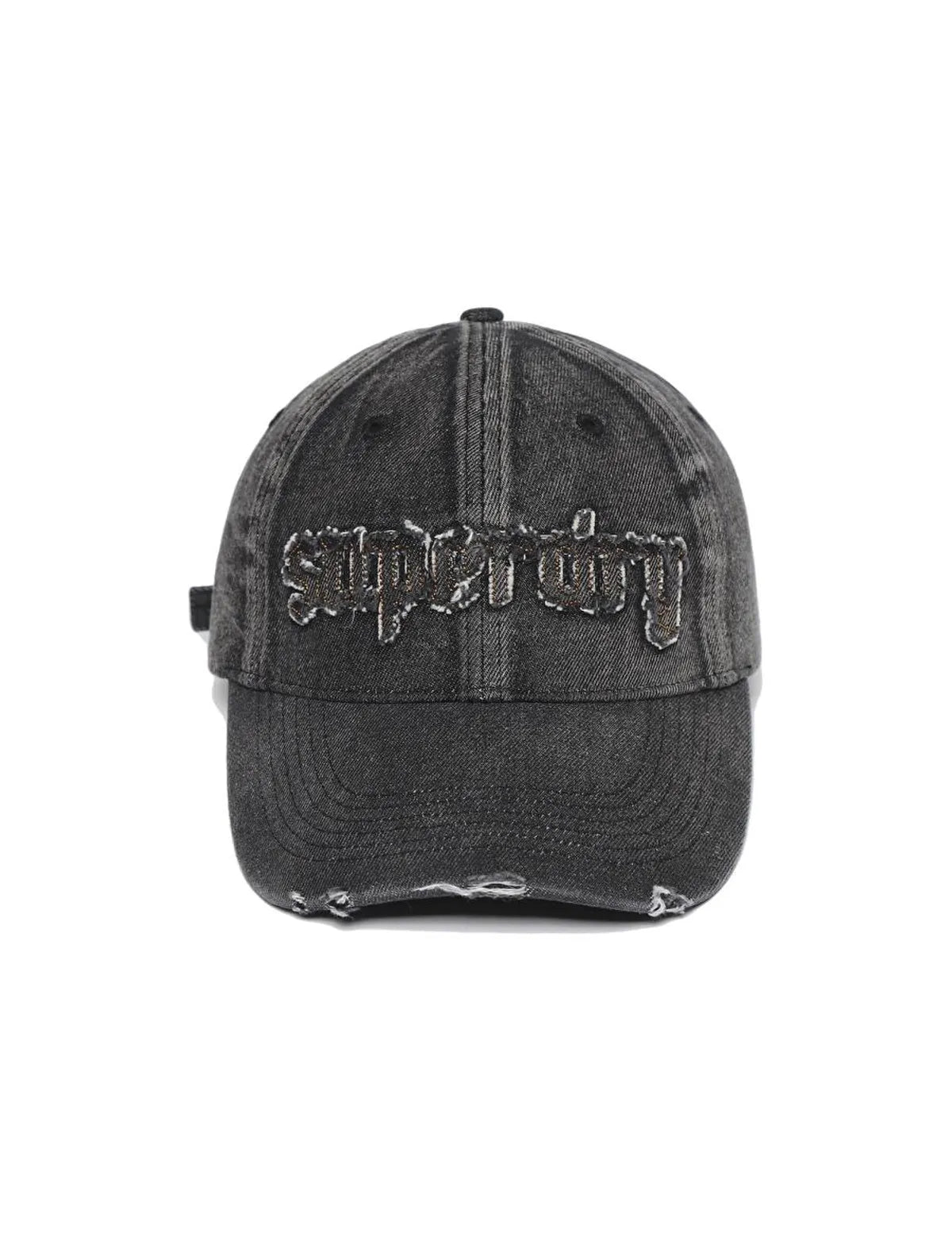 Superdry Vintage Washed Denim Ball Cap – Black (ILLIT Wear)
