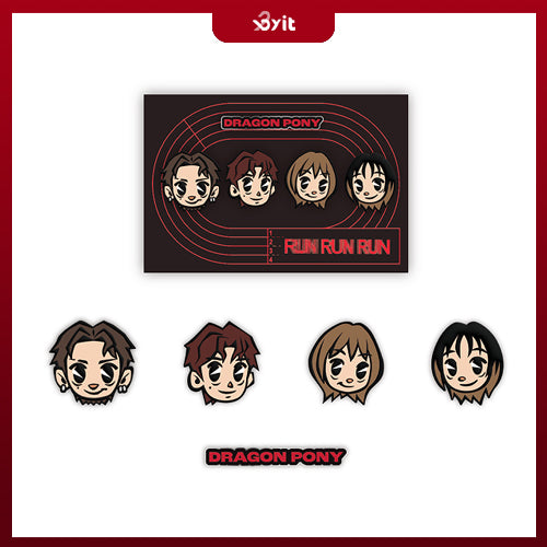 Dragon Pony Concert 'RUN RUN RUN' in Seoul MD - Metal Badge Set