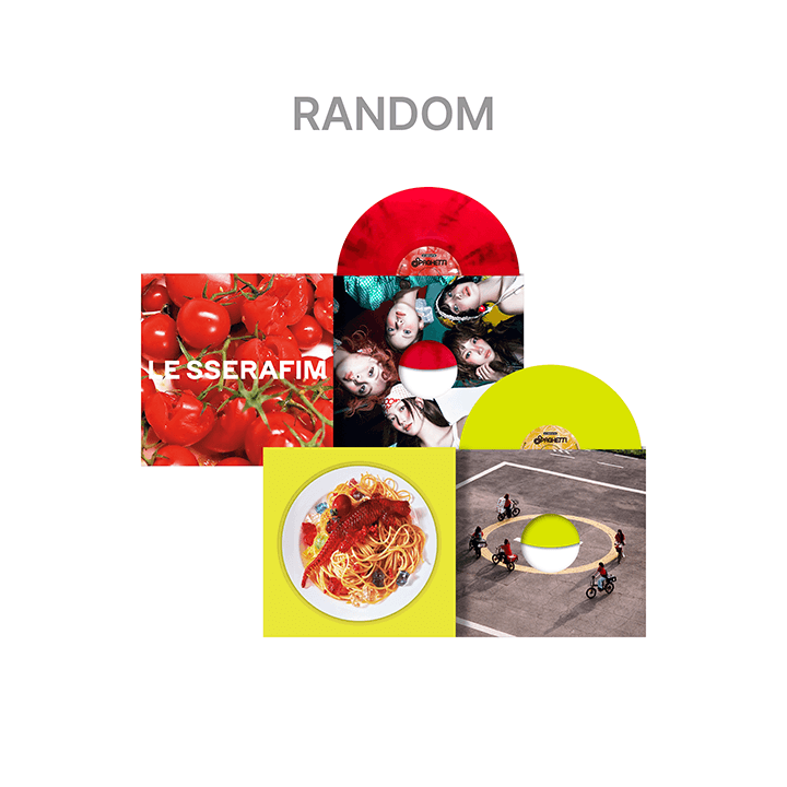 LE SSERAFIM 1st Single Album 'SPAGHETTI’ Vinyl (Random)