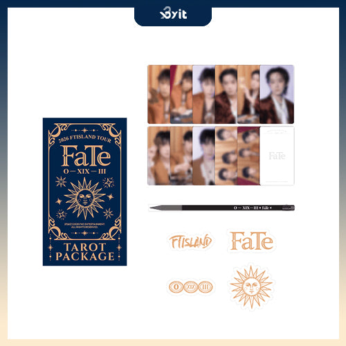 2026 FTISLAND TOUR 0 - XIX - III 'FaTe' in SEOUL OFFICIAL MERCH - TAROT PACKAGE