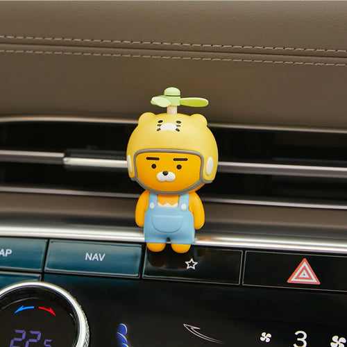 Kakao Friends Ryan & Chunsik Flying Go-Go-Sing Car Air Freshener