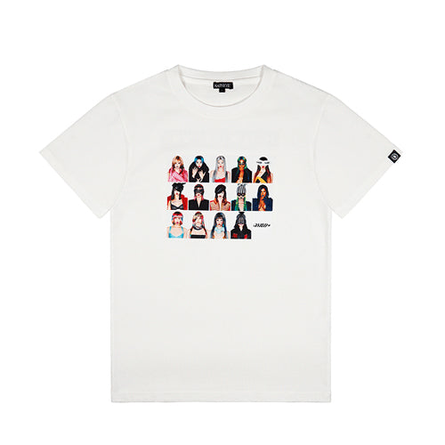 KATSEYE WILD Member Disguise White T-Shirt