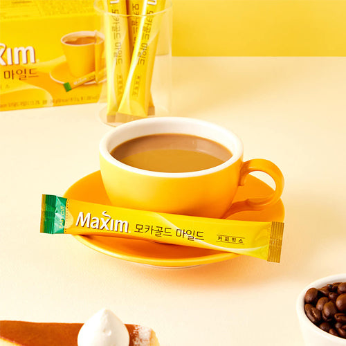 Maxim Mocha Gold Mild Korean Instant Coffee Mix 100 Sticks