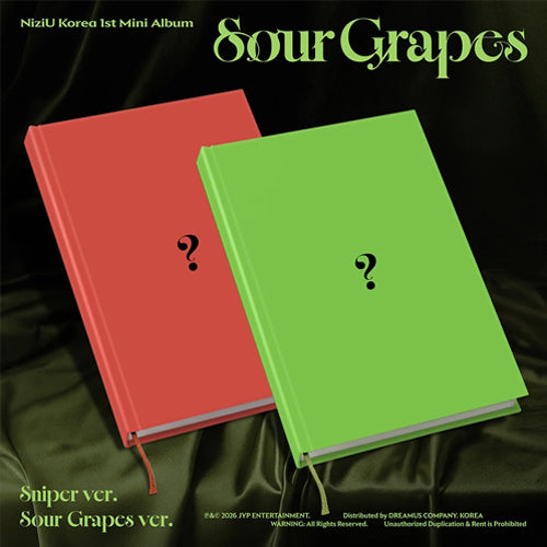 NiziU Korea 1st Mini Album Sour Grapes (Sniper ver. / Sour Grapes ver.) (RANDOM)