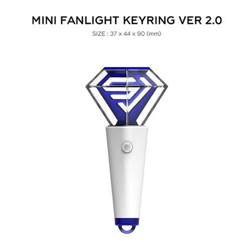 SUPER JUNIOR Official Light Stick Mini Keyring VER 2.0