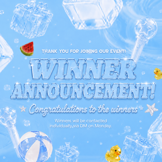 🎉 BYIT Summer Festa + Official Lightstick EVENT Winners! ☀️🌊