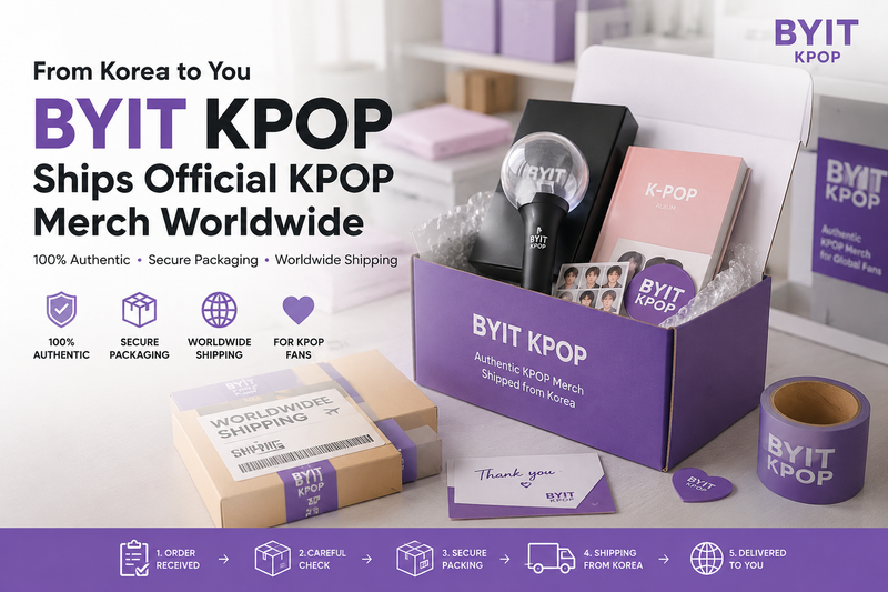 How BYIT KPOP Ships Official KPOP Merch Worldwide