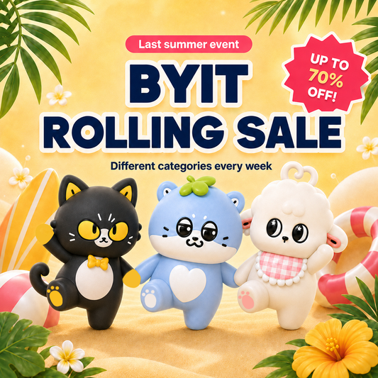 🔥 BYIT ROLLING SALE STARTS 8/10! 🔥