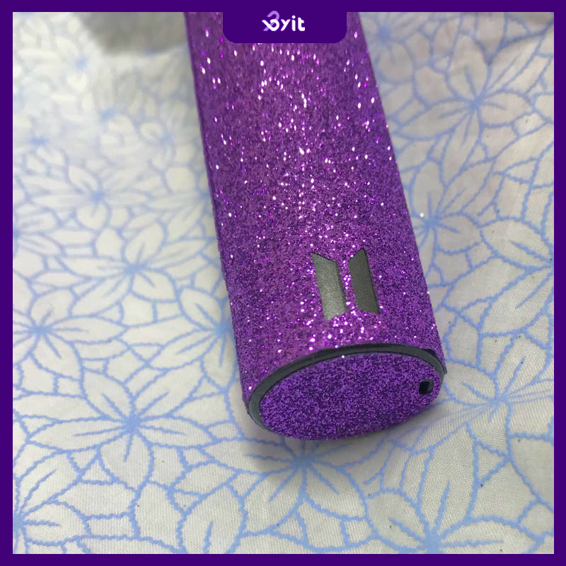 BTS ARMY Bomb Reflective Sticker (Purple Glitter) – Custom Light Stick Decoration / Kpop Concert Lightstick Accessory