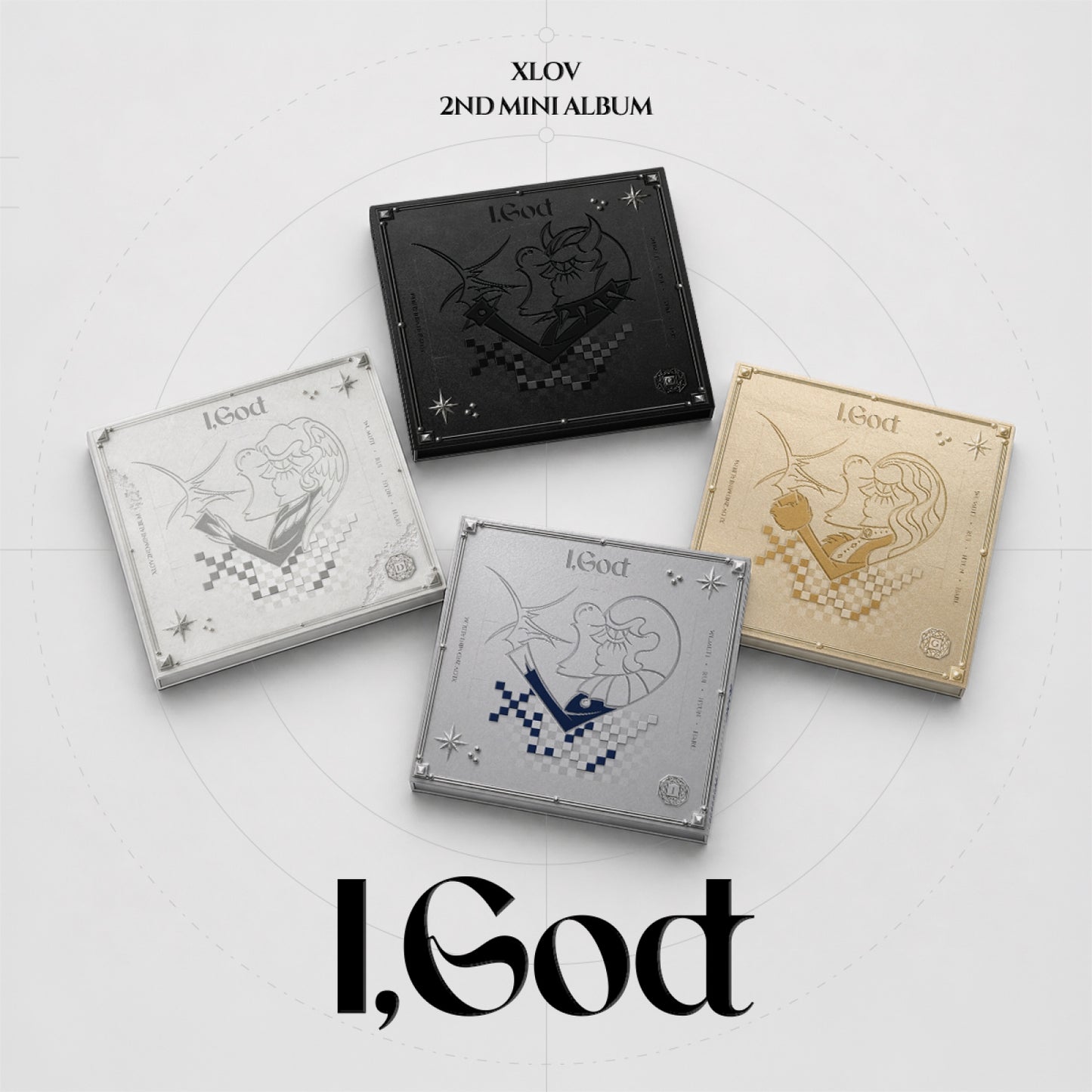 XLOV - I,God / 2ND MINI ALBUM (I VER.) SET