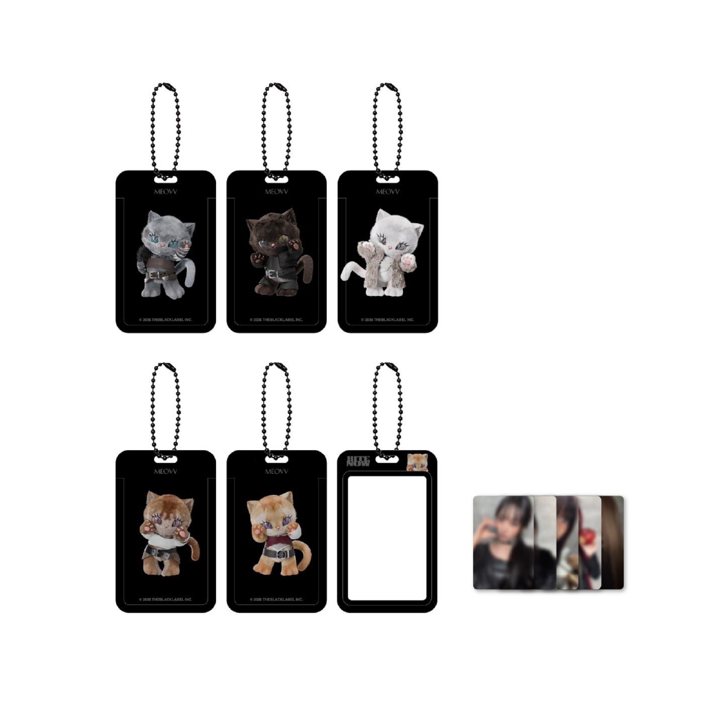 MEOVV CHARACTER PHOTO CASE HOLDER SET / BITE NOW OFFICIAL MERCH