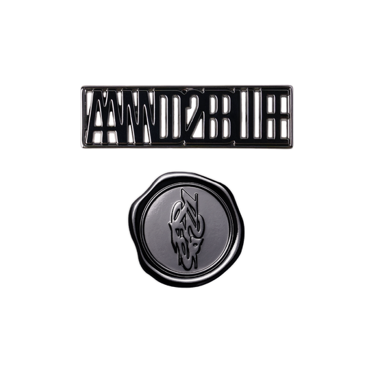 AND2BLE - Metal Badge Set / [Sequence 01: Curiosity] POP-UP OFFICIAL MD
