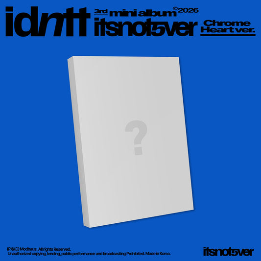 idntt - [itsnotover] / 3rd Mini Album (Chrome Heart ver.)
