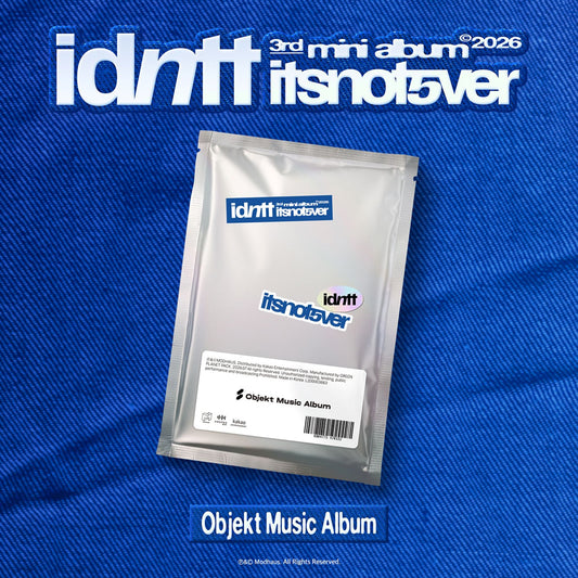 idntt - [itsnotover] / 3rd Mini Album (Objekt Music Album)