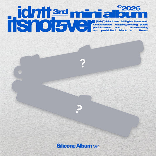 idntt - [itsnotover] / 3rd Mini Album (Silicone Album)