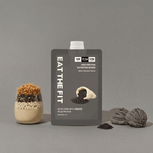 EAT THE FIT - Diet Protein Shake Black Sesame (7 Pack)