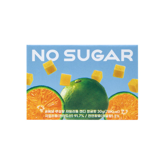 Gyul Medal - Sugar-Free Xylitol Citrus Candy Green Tangerine Flavor 30g – Zero Sugar Korean Candy