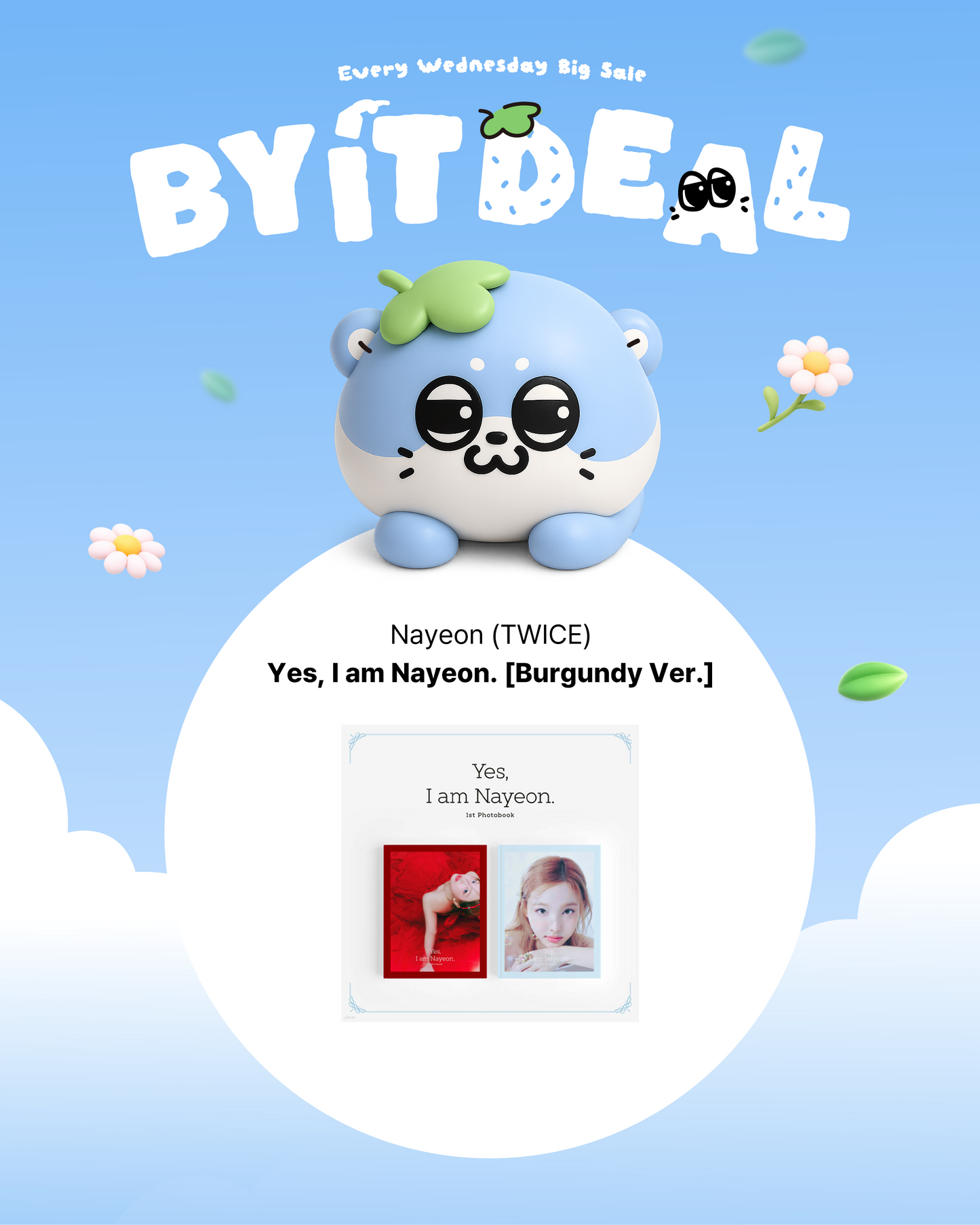 BYIT DEAL - TWICE Yes, I am Nayeon. [Burgundy Ver.]