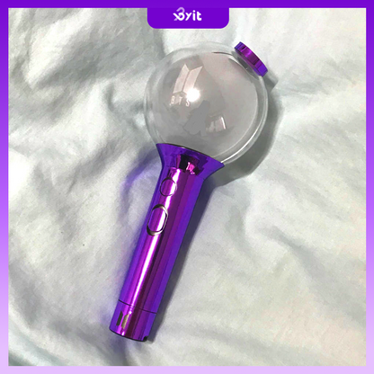 BTS ARMY Bomb Reflective Sticker (Purple) – Custom Light Stick Decoration / Kpop Concert Lightstick Accessory
