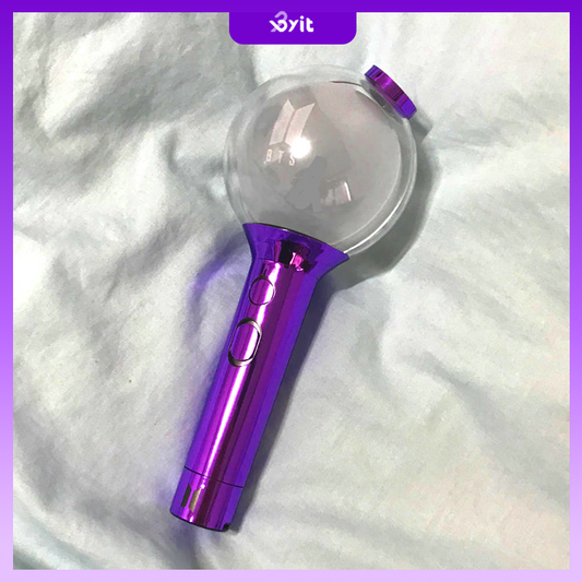 BTS ARMY Bomb Reflective Sticker (Purple) – Custom Light Stick Decoration / Kpop Concert Lightstick Accessory