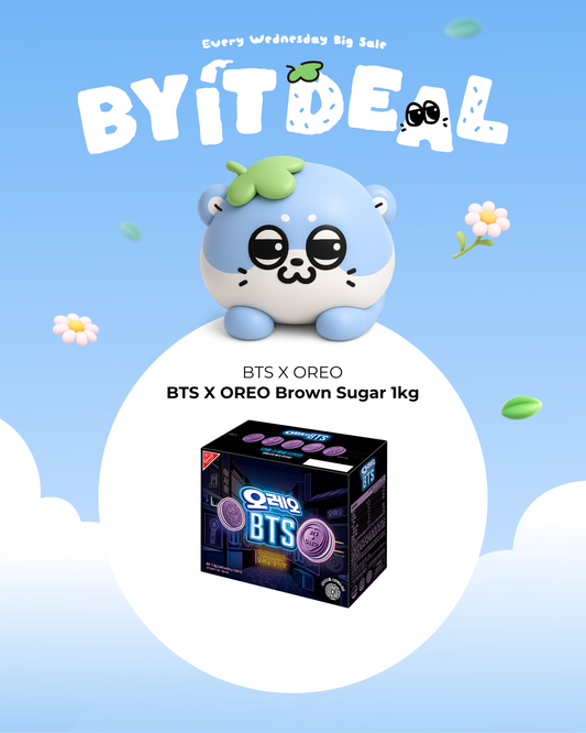 BYIT DEAL - BTS X OREO Brown Sugar Pancake Flavor Creme, Limited Edition OREO Cookies 1kg