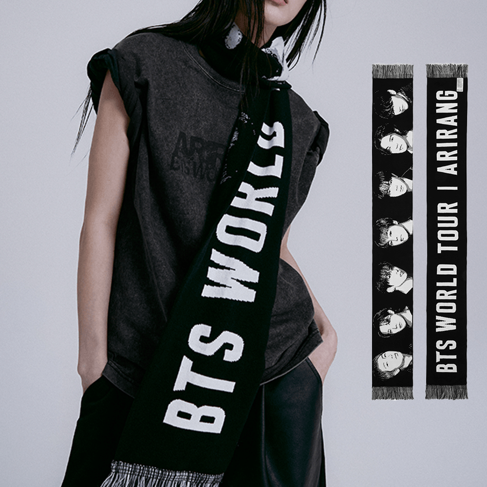 BTS [GLOBAL EXCLUSIVE] Photo Slogan Muffler – Byit