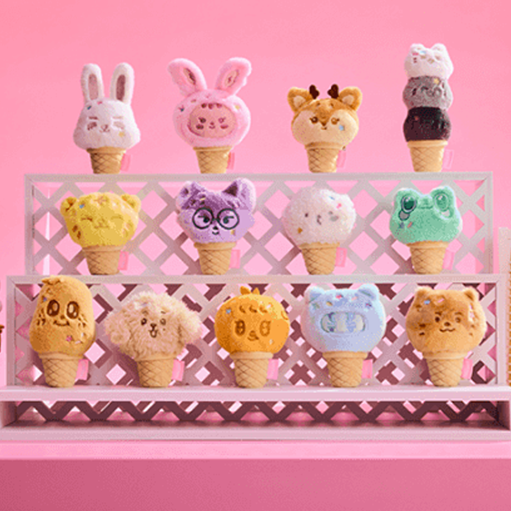 SEVENTEEN [Ice Cream with MINITEEN!] Face Keyring – Byit