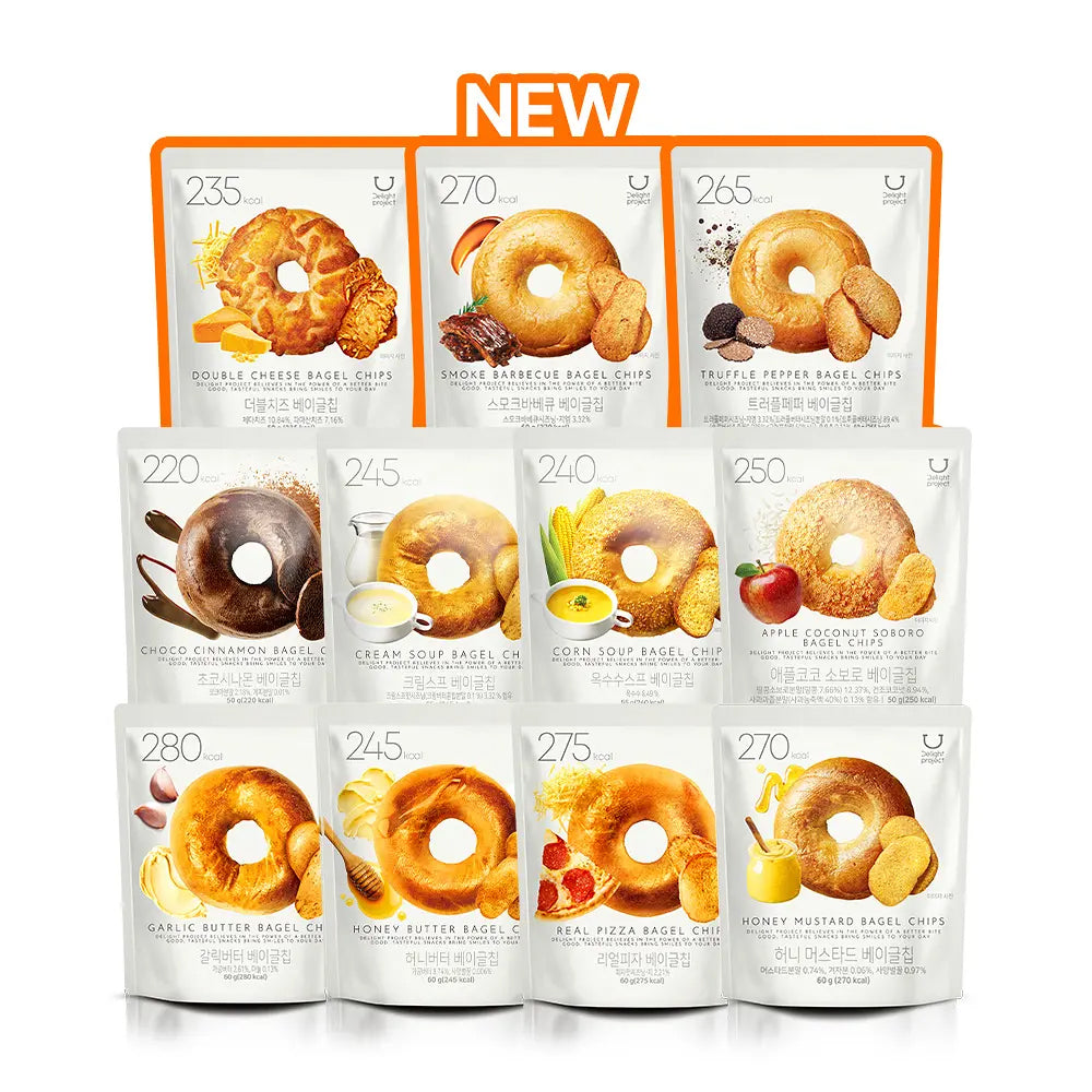DELIGHT PROJECT Bagel Chips (10 Type)