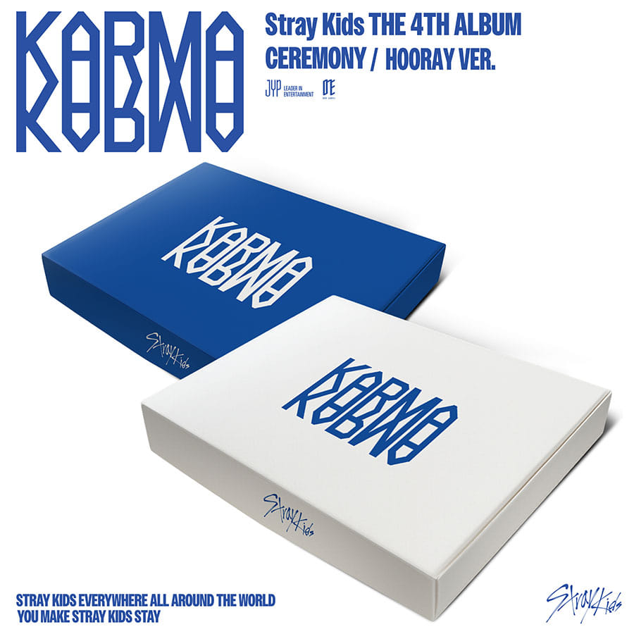 Stray Kids The 4th Album [KARMA] (Cermony / Hooray ver.) (1 random type)