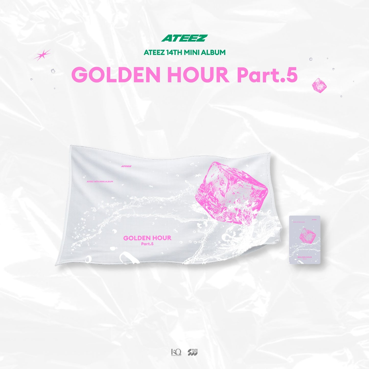 ATEEZ POP-UP STORE [GOLDEN HOUR : Part.5] MD - SLOGAN TOWEL