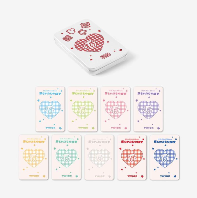 TWICE - Tincase Photocard Set [TWICE STRATEGY POP-UP In SEOUL]