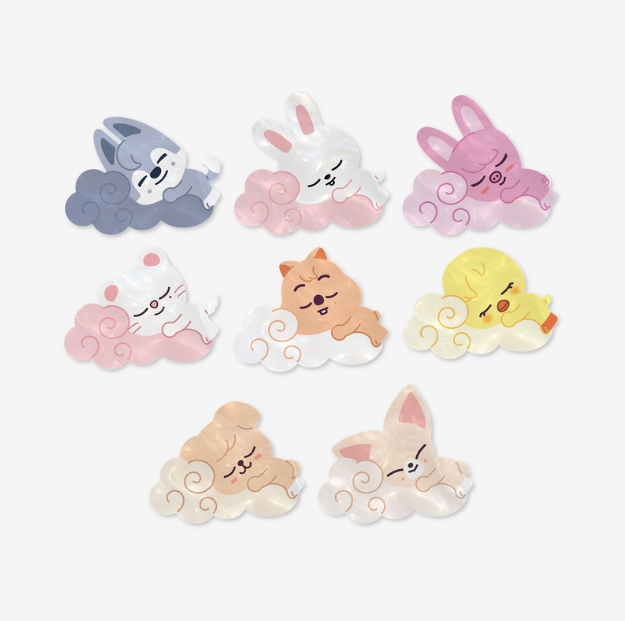[Stray kids] SKZOO ACRYLIC HAIR CLIP - RUN IT