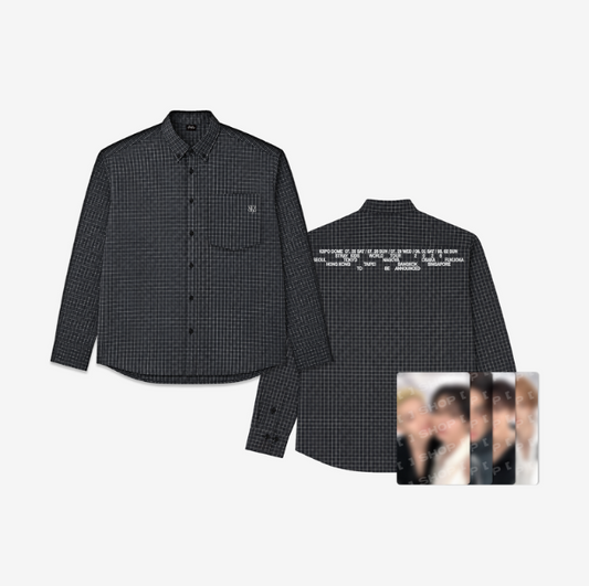 [Stray kids] CHECK SHIRT - RUN IT