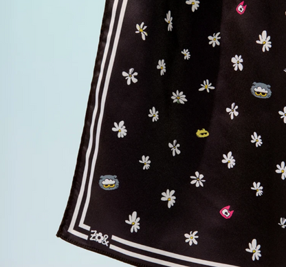 ZO&FRIENDS Signature Scarf (Black)