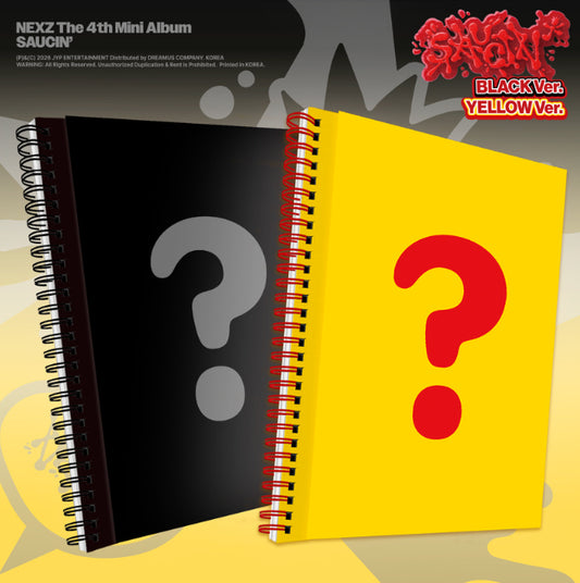 NEXZ-The 4th Mini Album SAUCIN' (BLACK ver. / YELLOW ver.) [SET]