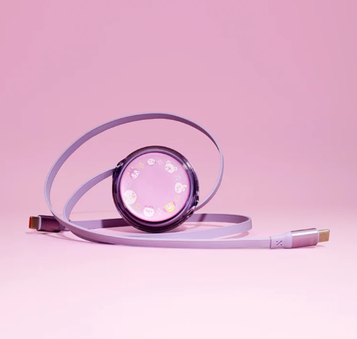 BT21 100W Auto-Retractable Reel Cable – The Journey 90cm