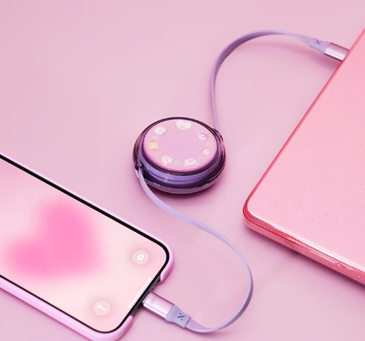 BT21 100W Auto-Retractable Reel Cable – The Journey 90cm
